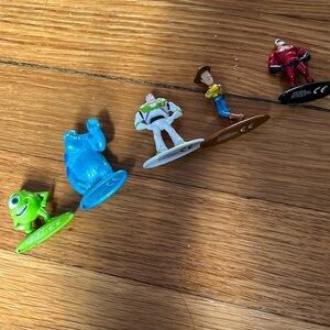 Disney metal figs / figurines Monsters Inc Toy Story Mr incredible see pics